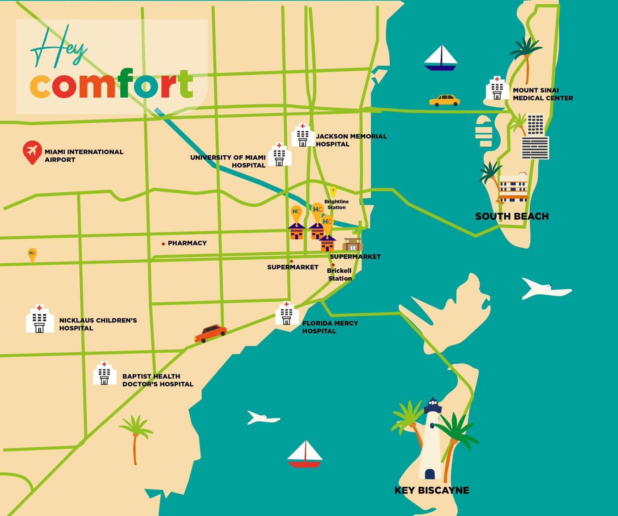 Chic 1 Bed Retreat Close To Miamis Hotspots Apartamento
