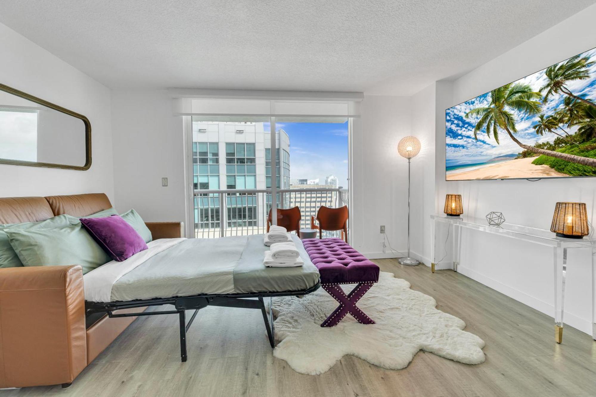 Apartment Oceanside Penthouse In Brickell Miami, Pool, Free Parking