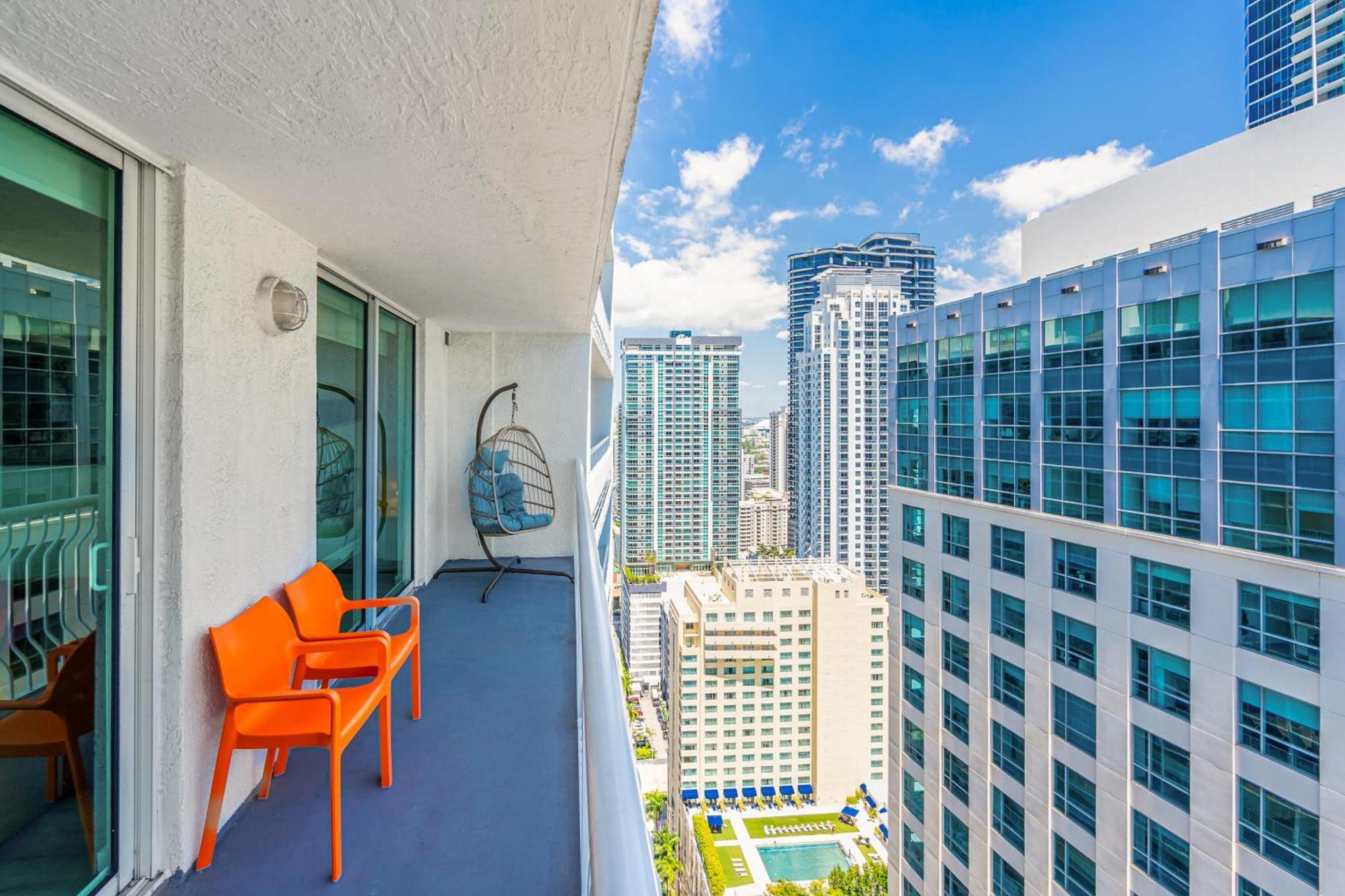 Oceanside Penthouse In Brickell Miami, Pool, Free Parking Apartment *