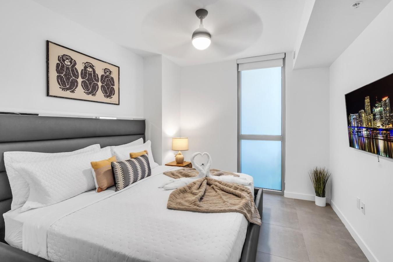 Apartment Urban 1 Bed Oasis Near Brickell With Free Parking *