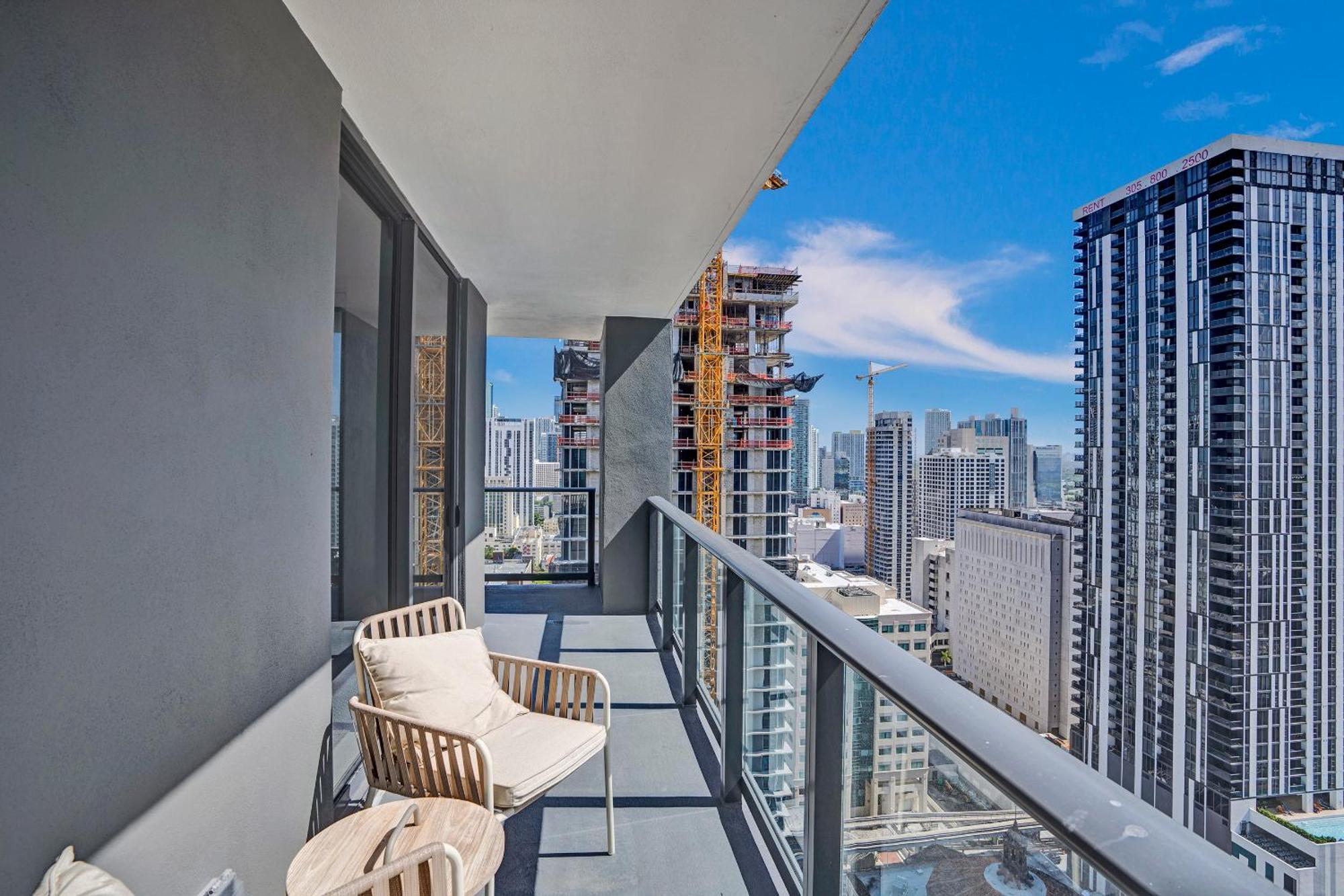New 2-bdrm Downtown With Bay Vista Apartamento Miami