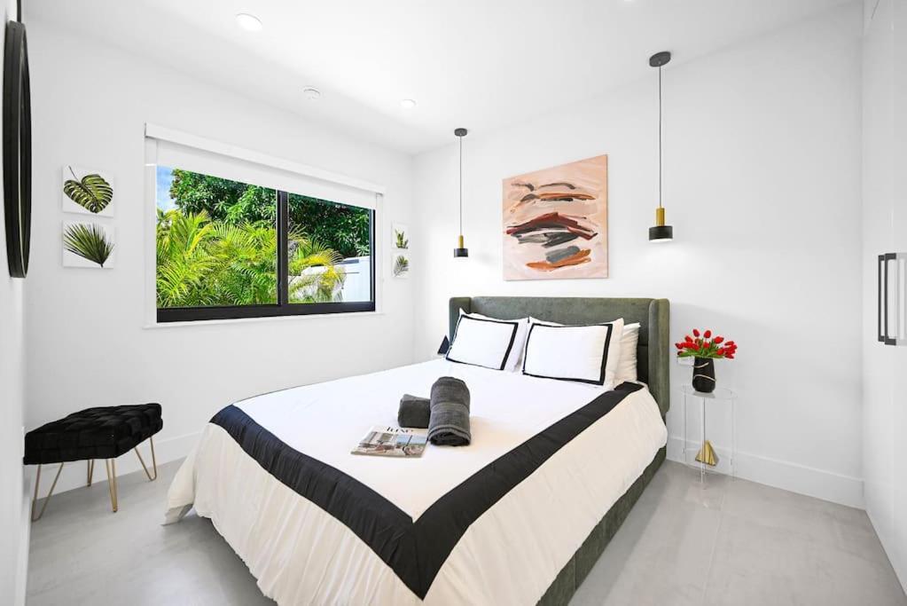 Stylish Oasis In Design District, Near Wynwood Casa de férias Miami
