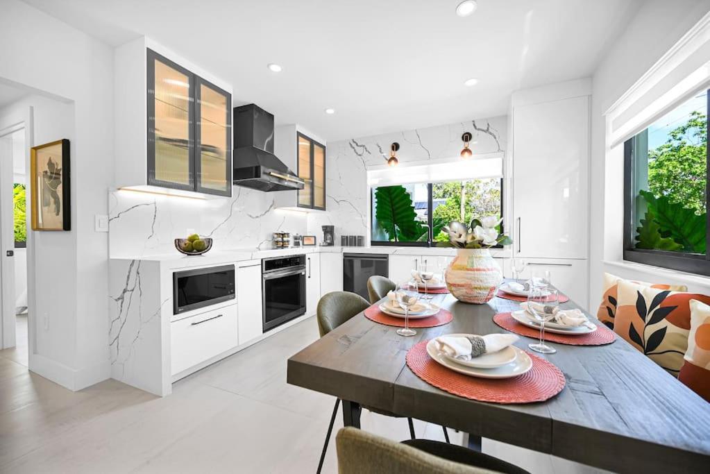 Stylish Oasis In Design District, Near Wynwood Casa de férias