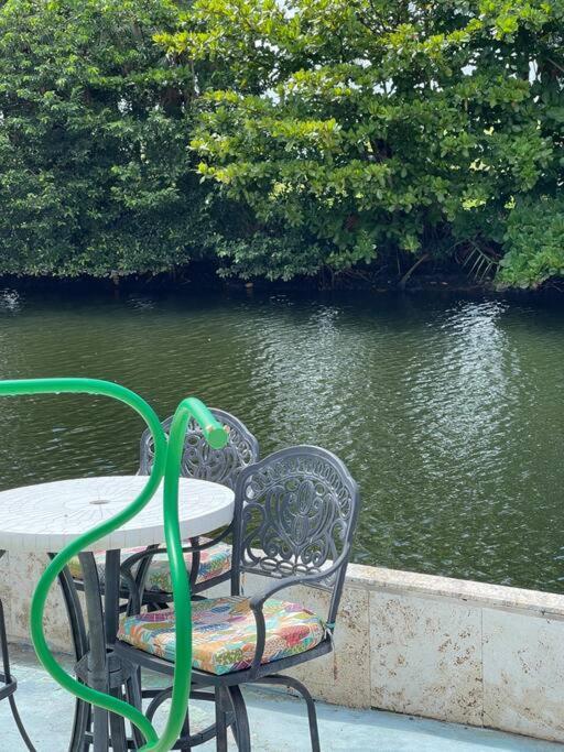 Romantic Spot By The River In The Middle Of The *