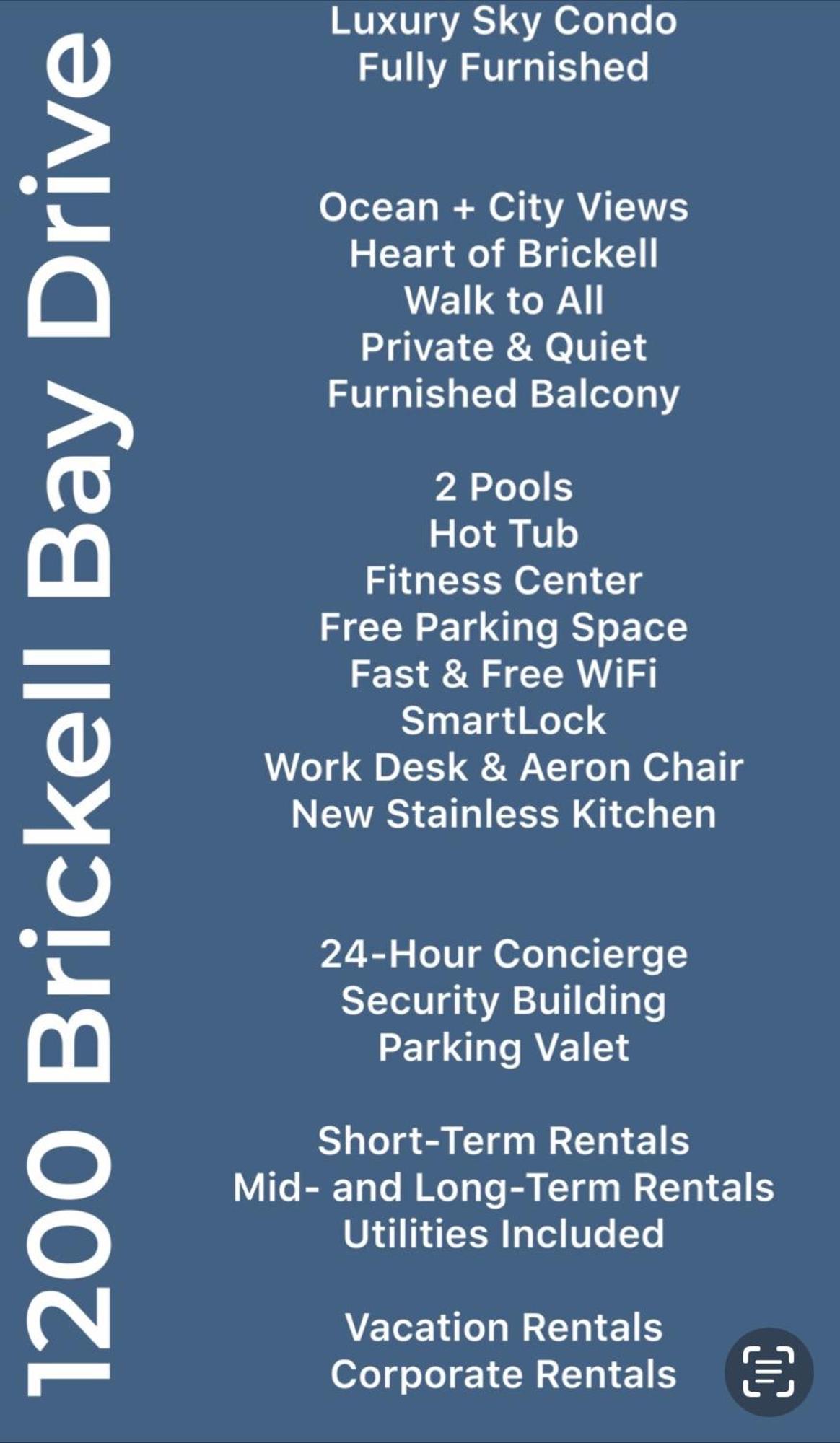 Apartment Location - Boho Brickell-spectacular Views-walk, Wi-fi, Water Miami
