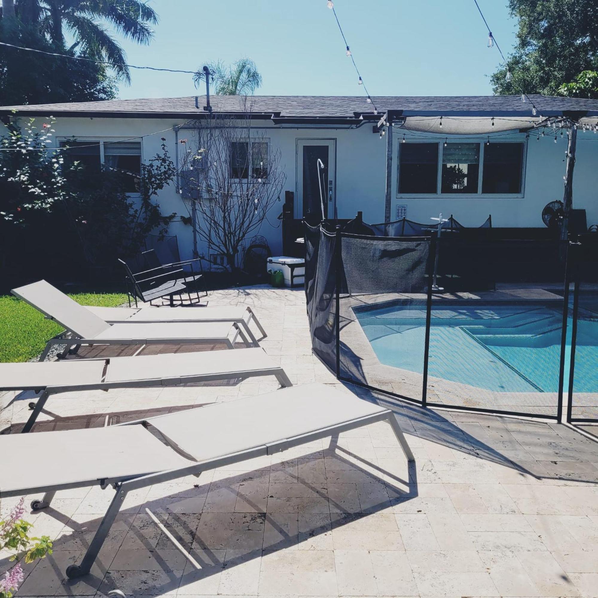 Festive Pool With Lots Of Colors And Swag. Holiday home *