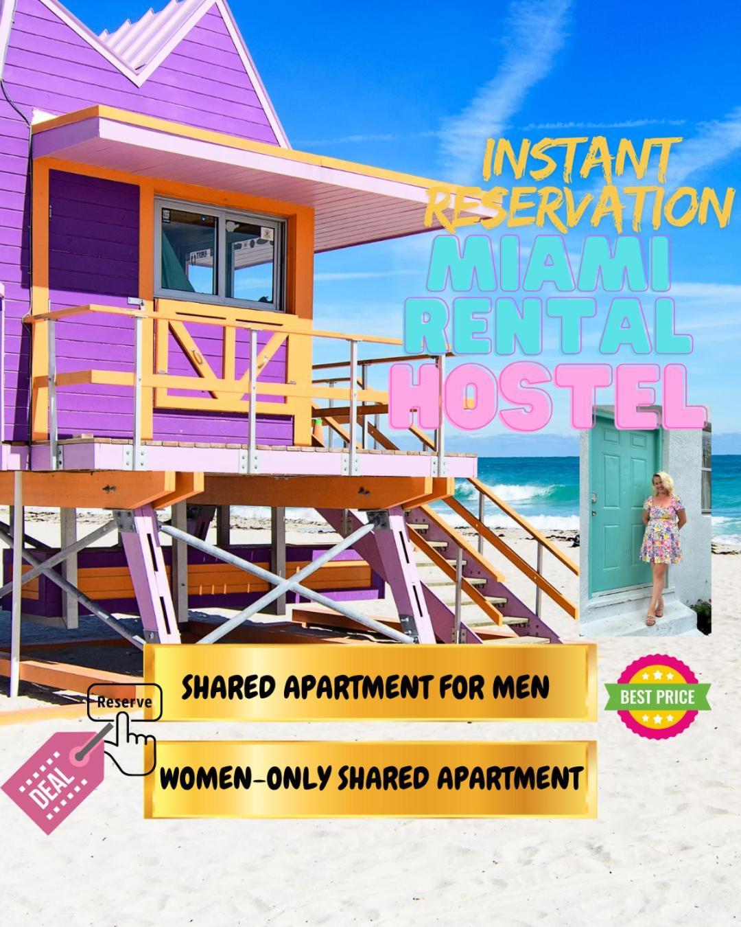 Hostel 104 Mixed Shared Central, Friendly, Affordable Miami