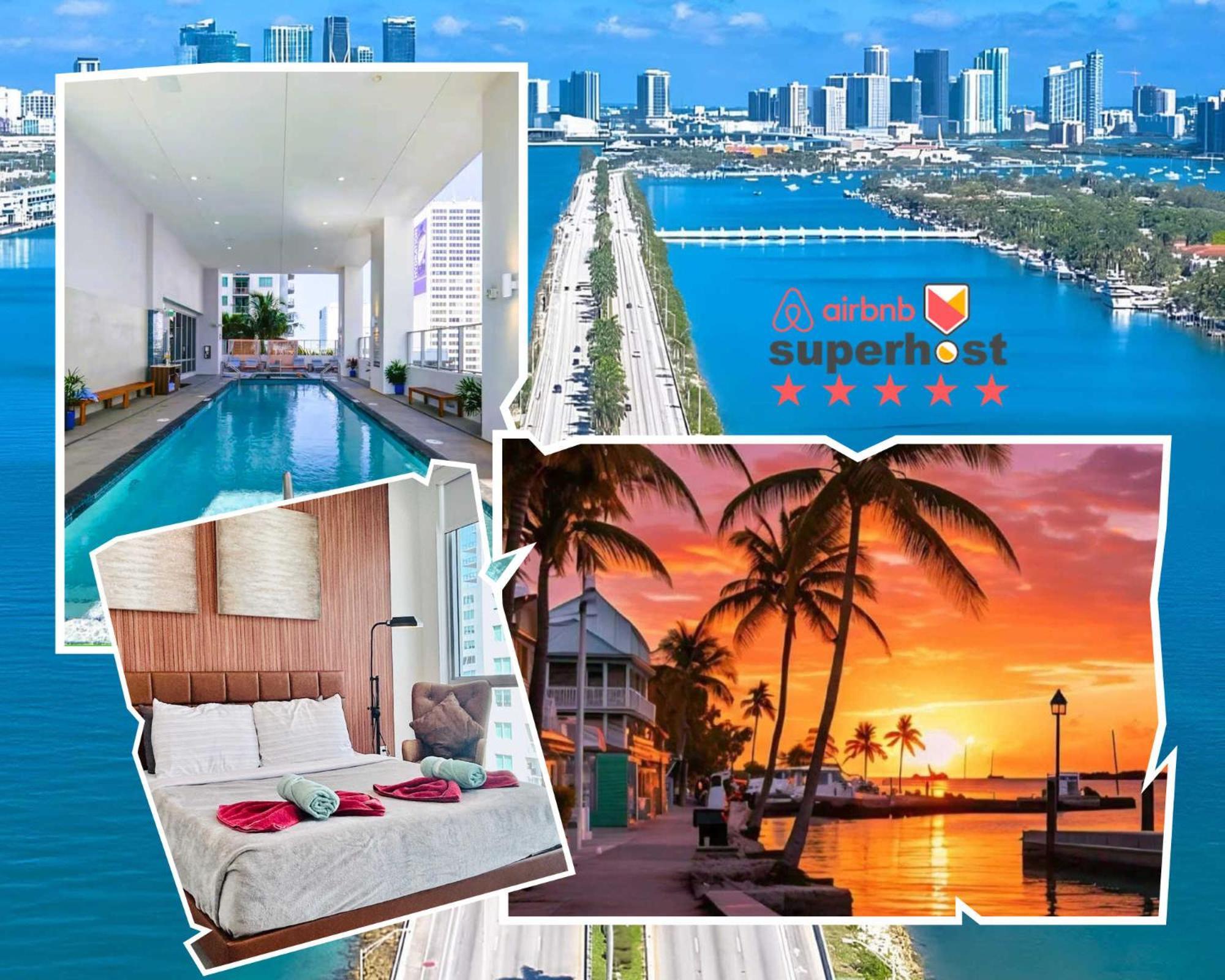 Huge Pool & Gym - Explore Miami's Heat Apartment *